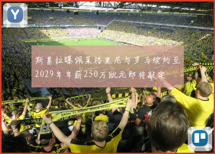 斯基拉曝佩莱格里尼与罗马续约至2029年年薪250万欧元即将敲定